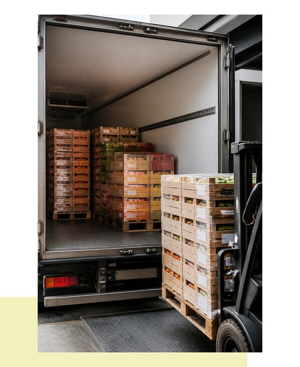 Перевозка сельхозпродукции на паллетах с доставкой в Анапу